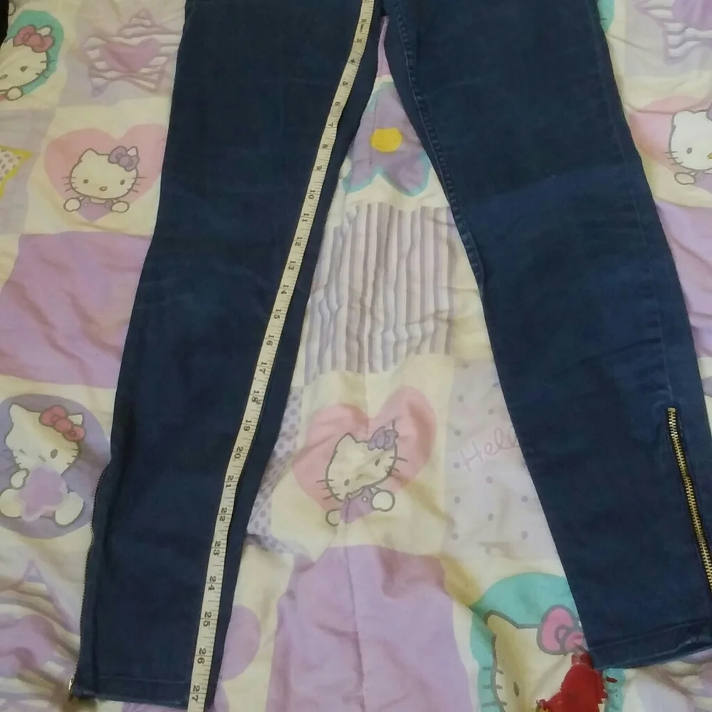 GUESS blue skinny jeans like new - Picture 2 of 4